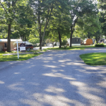 Primary intersection with mobile homes surrounding it icon